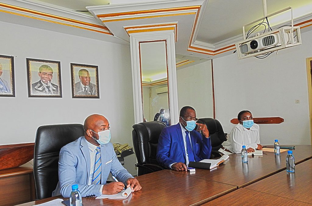 Séance de travail entre les Présidents de la COSUMAF et de la BDEAC à Libreville, République Gabonaise